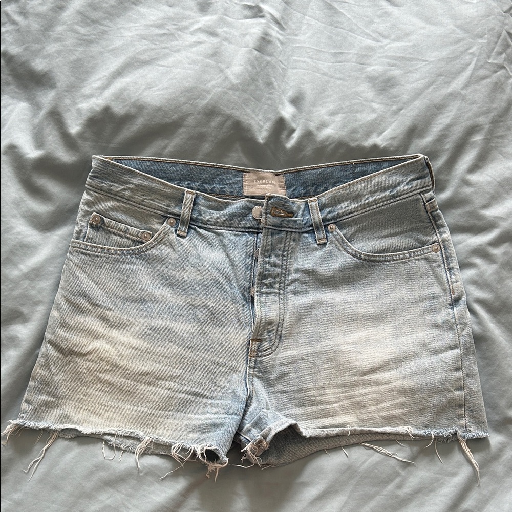 Denim cutoff shorts 3”inseam